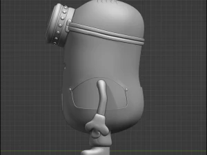 Stuart, o Minion detalhado - N&Atilde;O RIGGED Modelo 3D