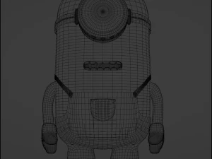 Stuart, o Minion detalhado - N&Atilde;O RIGGED Modelo 3D