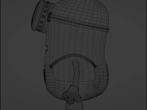 Stuart, o Minion detalhado - N&Atilde;O RIGGED Modelo 3D