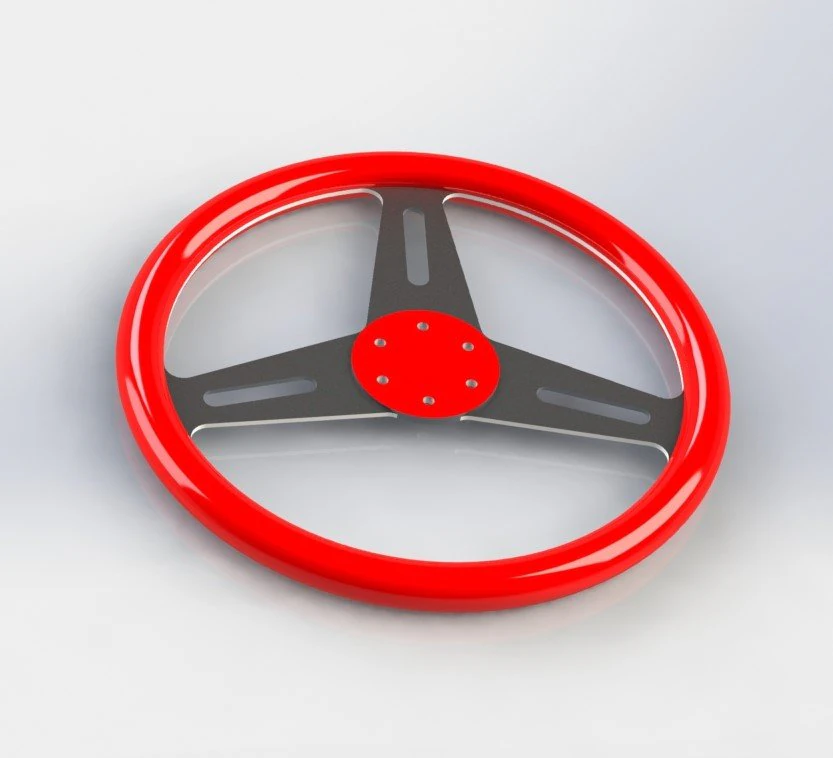 steering wheel 3d printable model 3D Print Model .c4d .max .obj .3ds .fbx .stl .blend