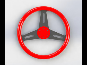 steering wheel 3d printable model 3D Принт Модель