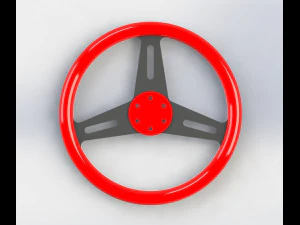 steering wheel 3d printable model 3D Print Model