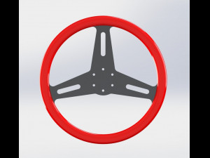 steering wheel 3d printable model 3D Принт Модель