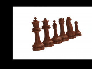 Chess coins 3d printable model 3D Baskı Modeli