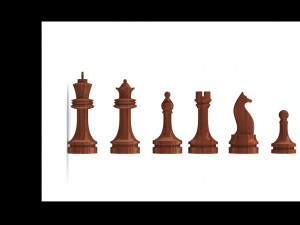 Chess coins 3d printable model 3D Baskı Modeli