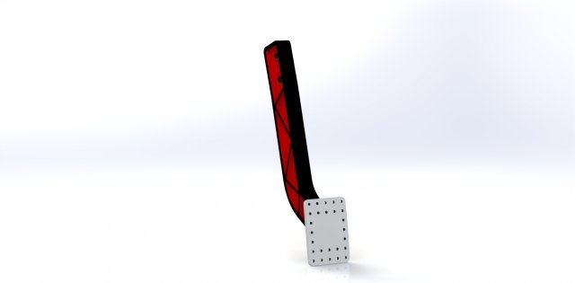 Brake pedal 3D 모델 .c4d .max .obj .3ds .fbx .stl .blend 