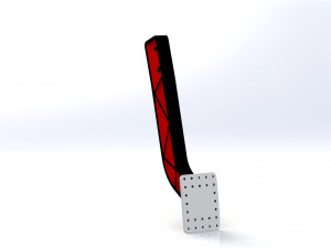 Brake pedal 3D Model