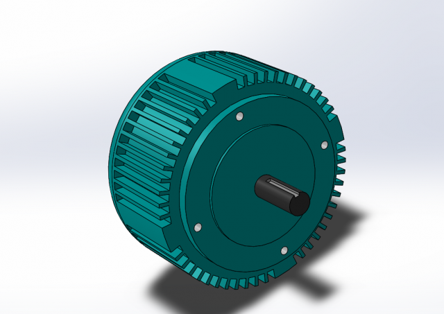 Electric Motor Modelo 3D .c4d .max .obj .3ds .fbx .stl .blend 