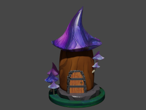 swamp fairy house 3D Model