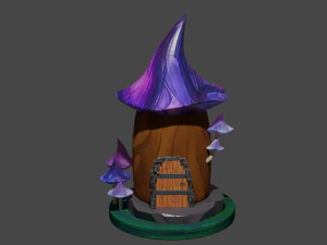 swamp fairy house 3D Model