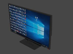 Monitor Modelo 3D