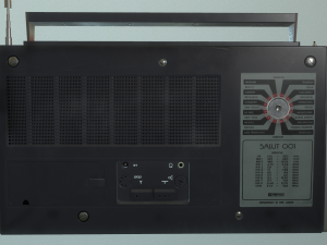 soviet retro radio salut-001 german version 3D Модель