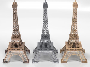 eiffel tower decoration Modèle 3D