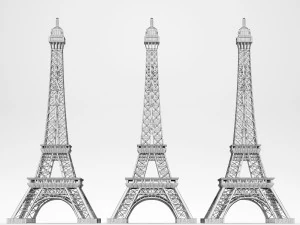 eiffel tower decoration 3D Model