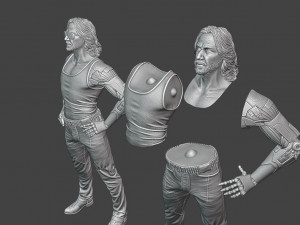 johnny silverhand cyberpunk 2077 3D प्रिंट मॉडल