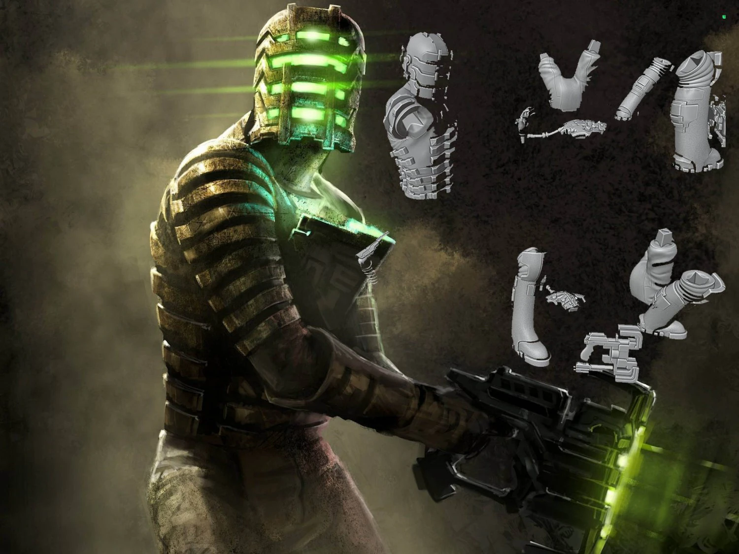 isaac clarke dead space 3D Print Model .c4d .max .obj .3ds .fbx .stl .blend 