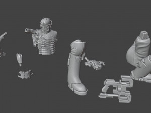 isaac clarke dead space 3D printmodel