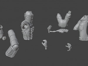 isaac clarke dead space 3D printmodel