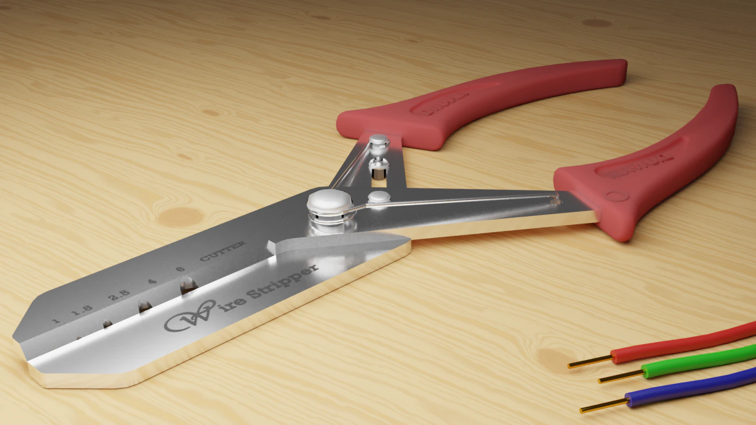wire stripper 3D Model .c4d .max .obj .3ds .fbx .stl .blend 