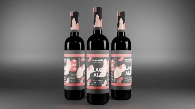 wine bottle Model 3D .c4d .max .obj .3ds .fbx .stl .blend 