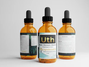 강장제 병 3D 모델