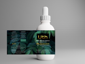 tonic bottle Model 3D