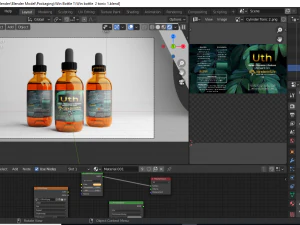 tonic bottle 3D Model