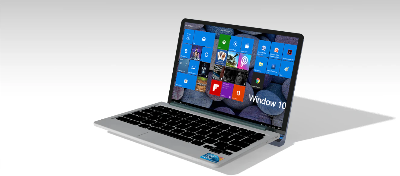 portátil lenovo Modelo 3D .c4d .max .obj .3ds .fbx .stl .blend