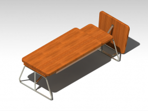 laptop table 3Dモデル