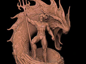 Aquaman 3D Druckmodell