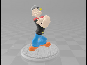 popeye 3Dプリントモデル