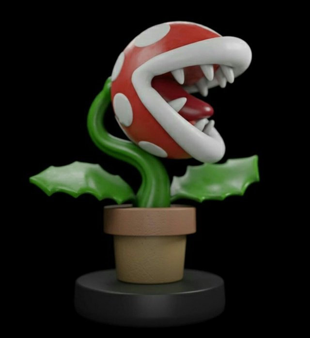 flower super mario Modelo de impresión 3D .c4d .max .obj .3ds .fbx .stl .blend 
