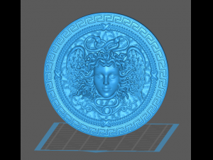 medusa medallion 3D Print Models