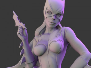 bat girl 3D Print Model