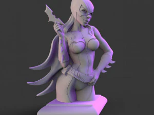 bat girl 3D Print Model