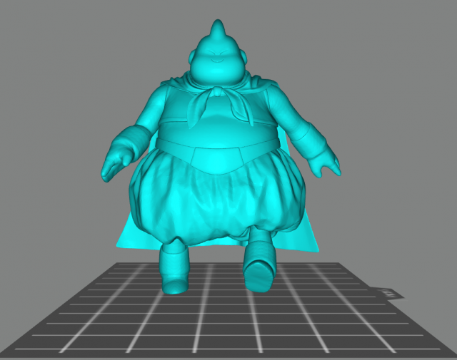 buu 3D प्रिंट मॉडल .c4d .max .obj .3ds .fbx .stl .blend 