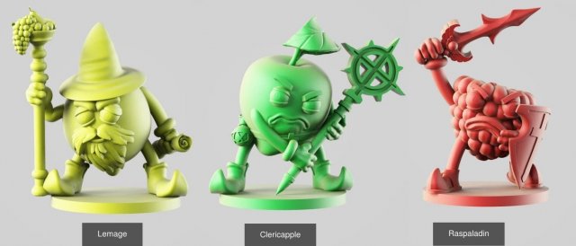 raspaladin clericappl lemage 3D Print Model .c4d .max .obj .3ds .fbx .stl .blend 
