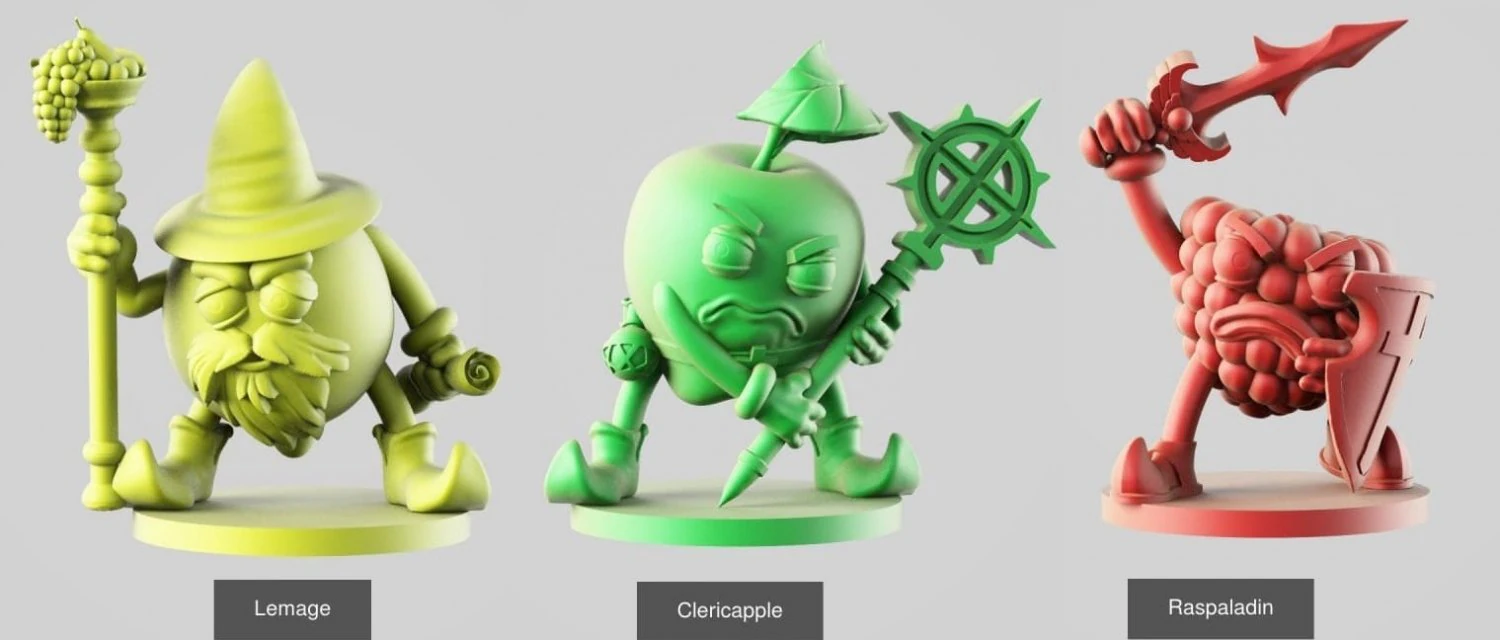 raspaladin clericappl lemage 3D Print Model .c4d .max .obj .3ds .fbx .stl .blend 