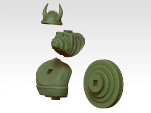 bulldog bust 3d printing model 3D Print Model
