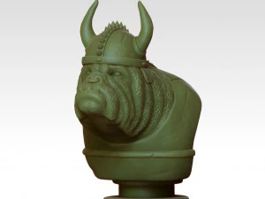 bulldog bust 3d printing model 3D Print Model