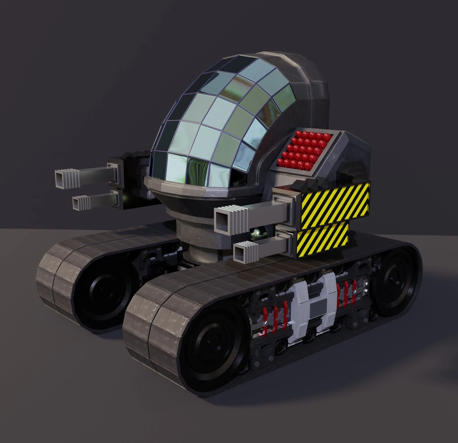 combat robot 3D Model .c4d .max .obj .3ds .fbx .stl .blend 