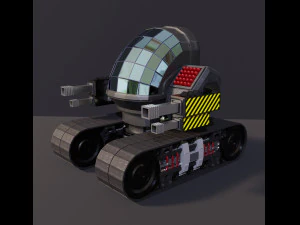 combat robot 3D Model