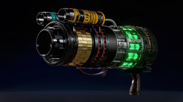 sci-fi 3D 모델 .c4d .max .obj .3ds .fbx .stl .blend 