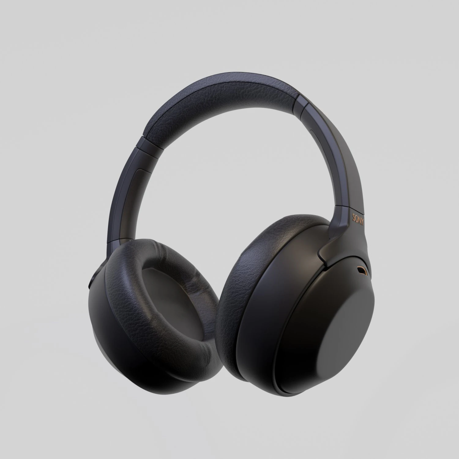 fones de ouvido sony Modelo 3D .c4d .max .obj .3ds .fbx .stl .blend 