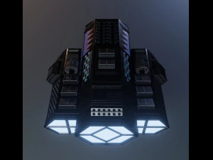 spaceship 3D Model