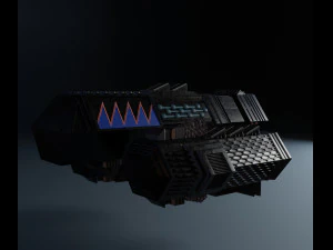 spaceship 3D Model