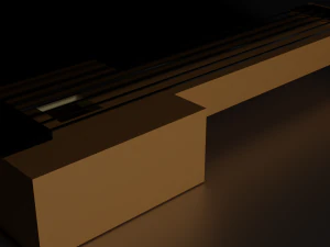 gitar poli rendah Model 3D