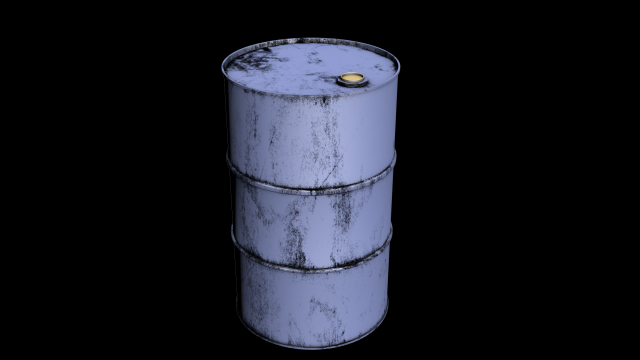 metal barrel 3D Model .c4d .max .obj .3ds .fbx .stl .blend 