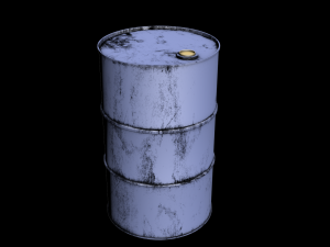 metal barrel 3D 模型