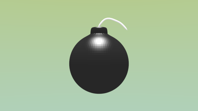 bomba Modello 3D .c4d .max .obj .3ds .fbx .stl .blend 